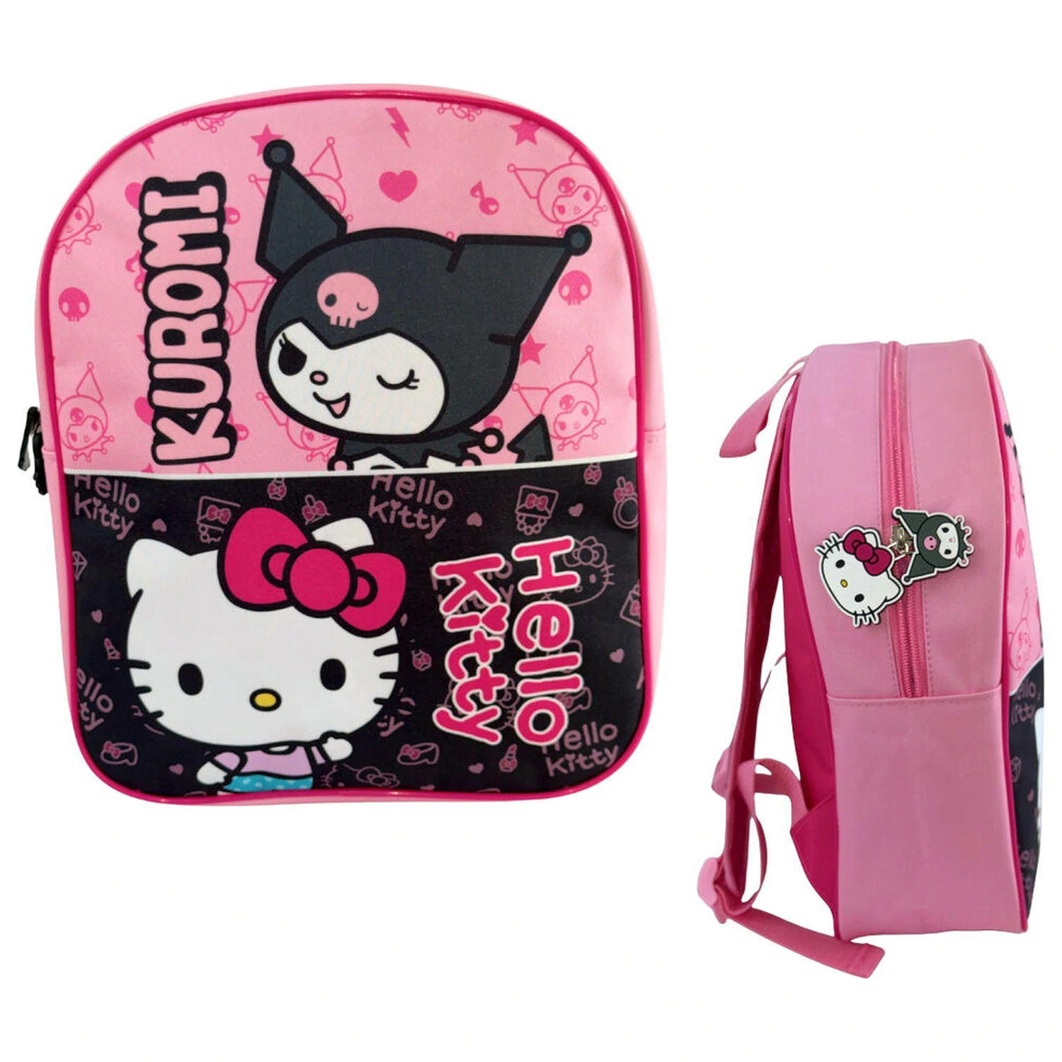 Hello Kitty & Kuromi backpack 30cm product photo