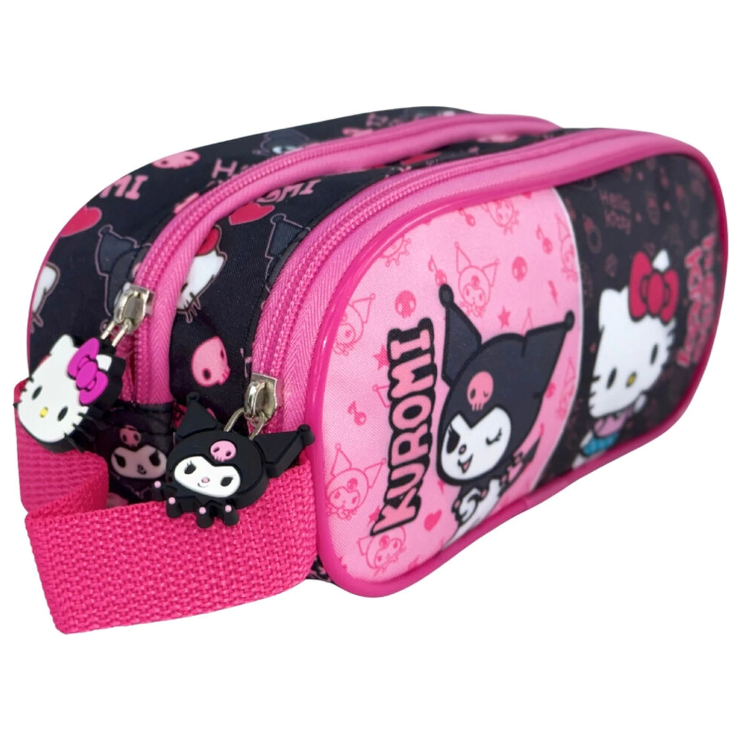 Hello Kitty & Kuromi pencil case product photo