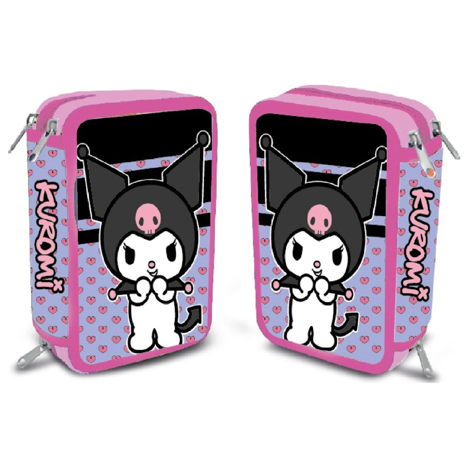 Hello Kitty Kuromi Filled 3-Story Pencil Case product photo