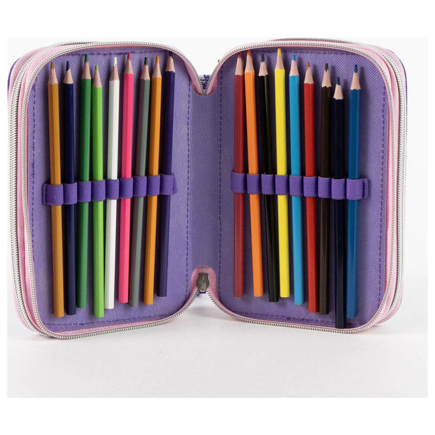 Hello Kitty Kuromi triple pencil case product photo