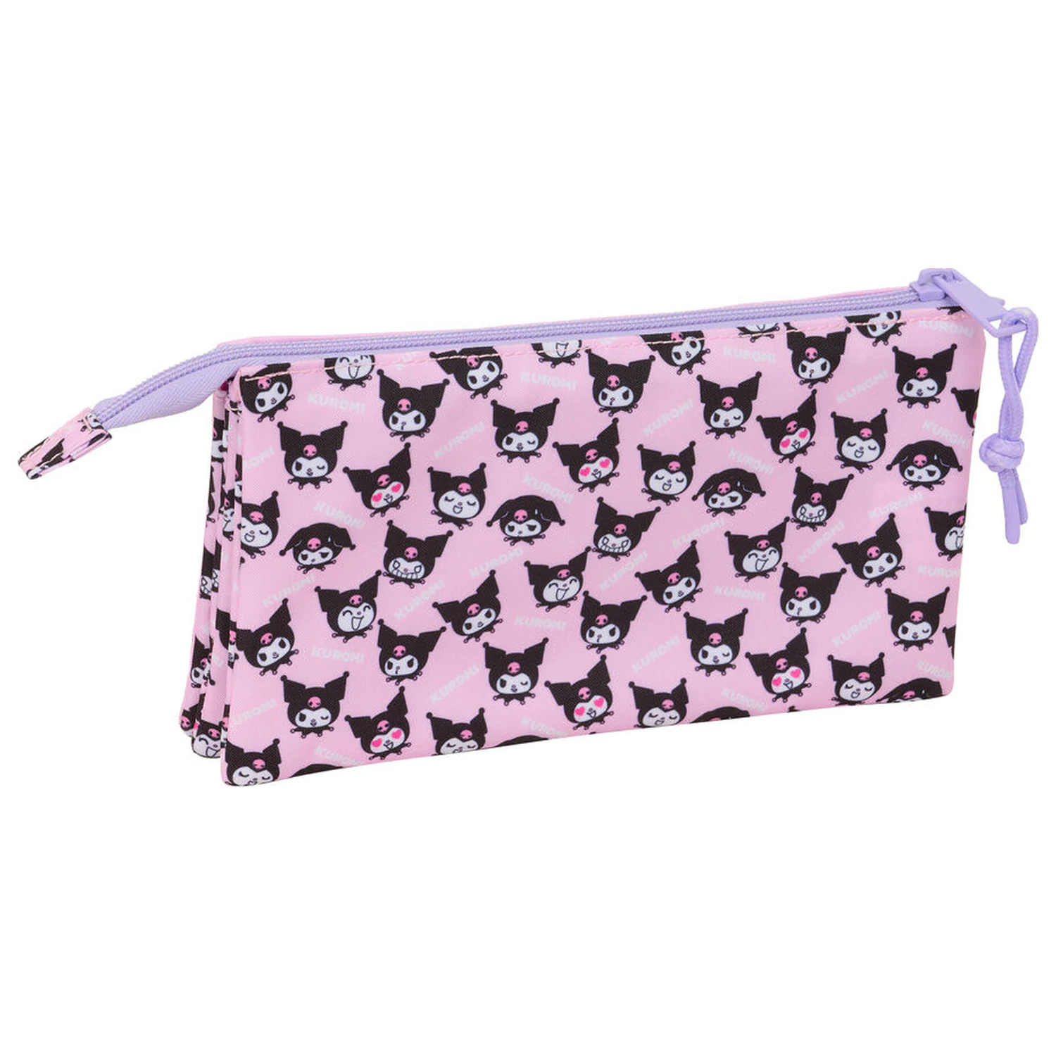 Hello Kitty Kuromi triple pencil case product photo