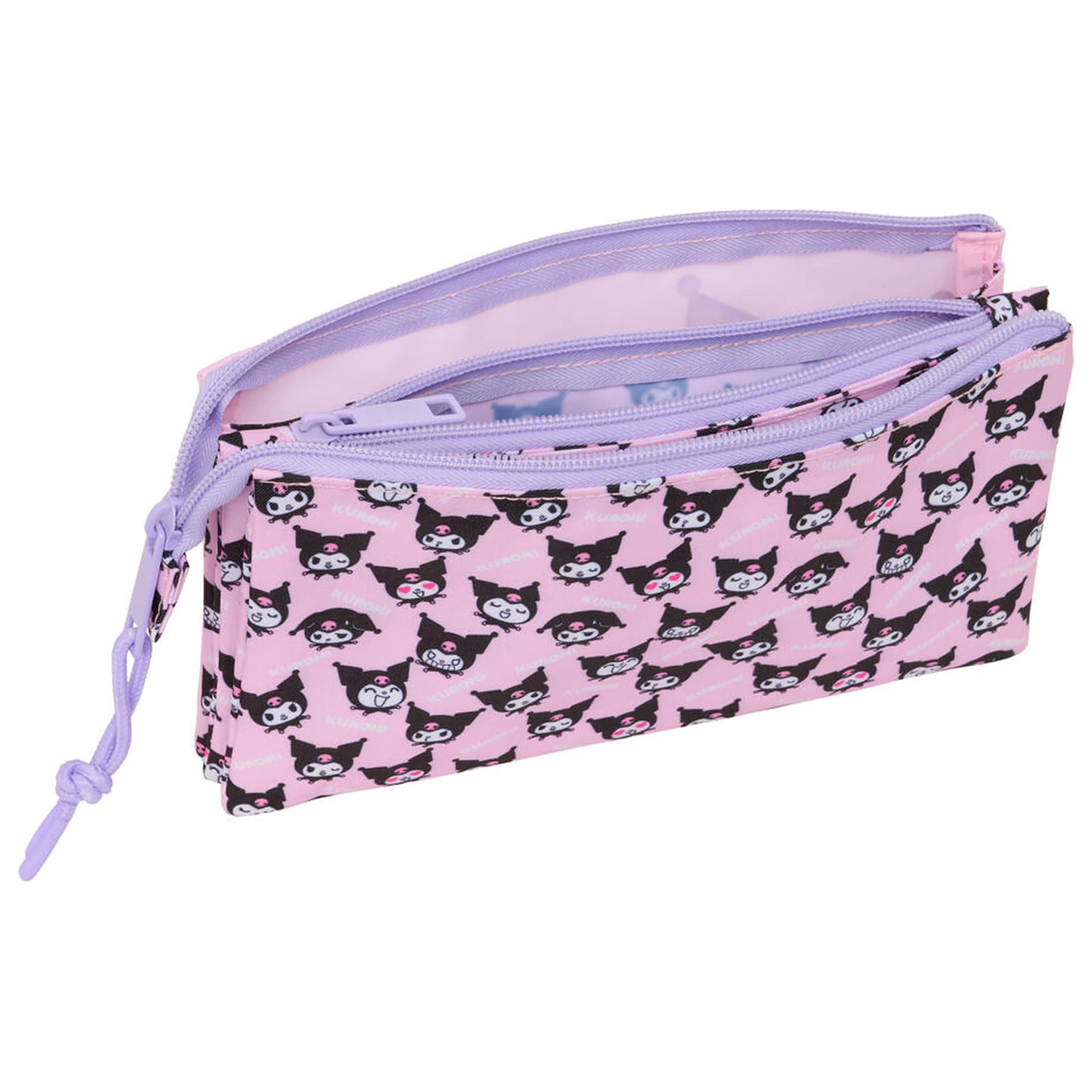 Hello Kitty Kuromi triple pencil case product photo