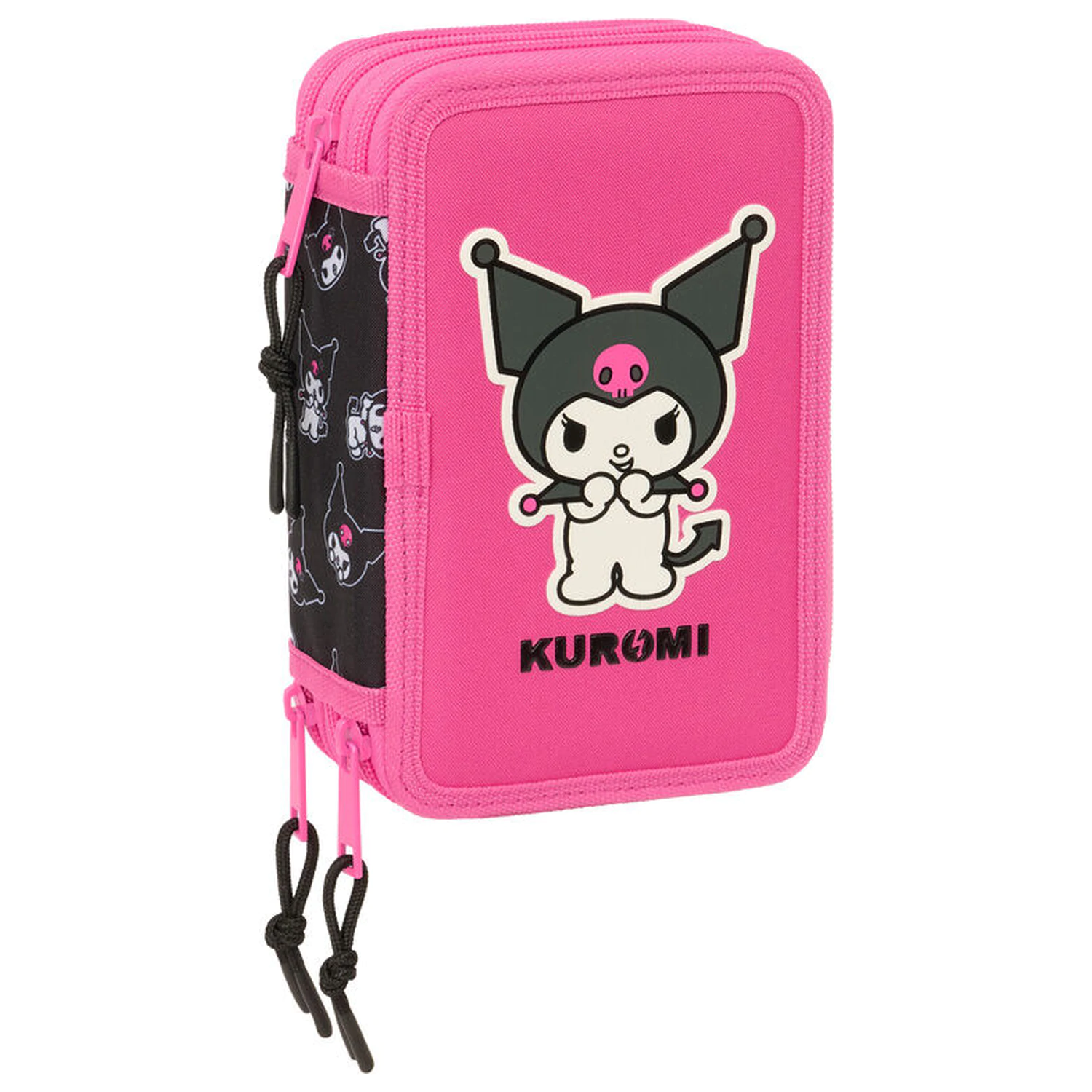 Hello Kitty Kuromi triple pencil case 37pcs product photo