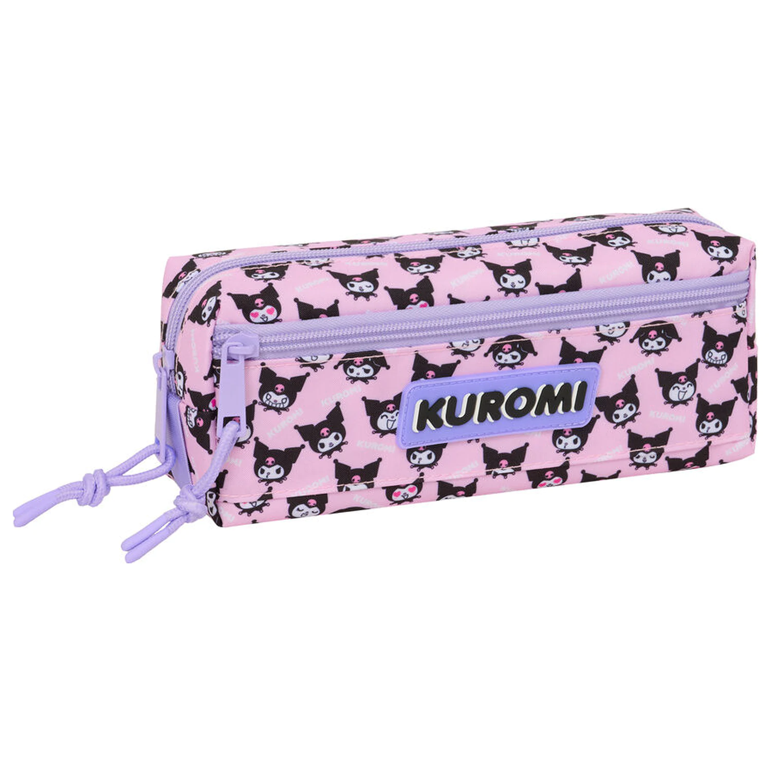Hello Kitty Kuromi triple pencil case product photo