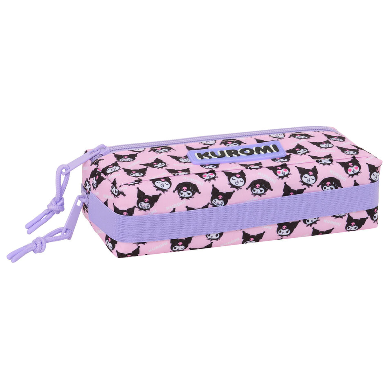 Hello Kitty Kuromi triple pencil case product photo