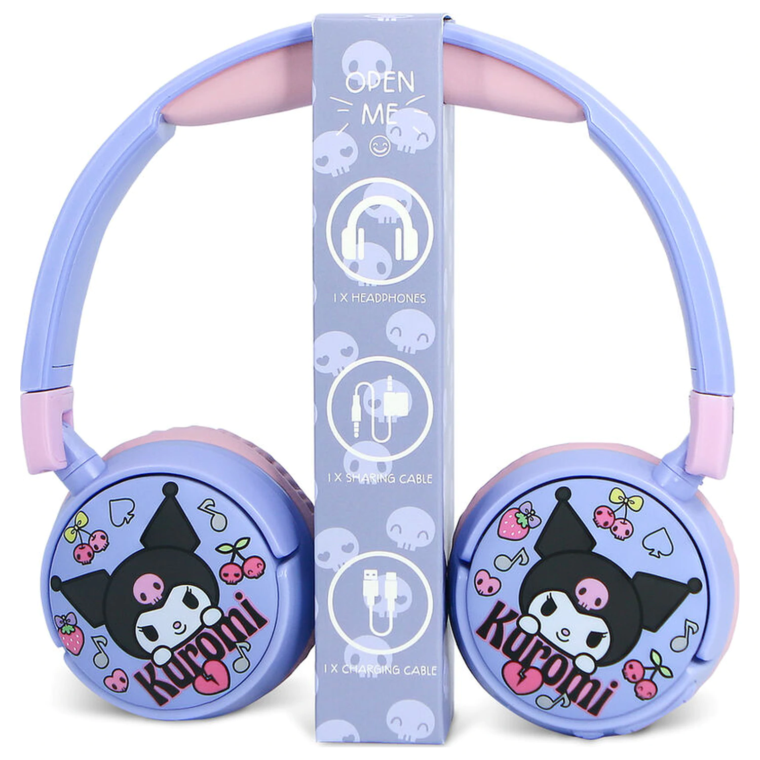 Hello Kitty Kuromi wireless kids headphones product photo