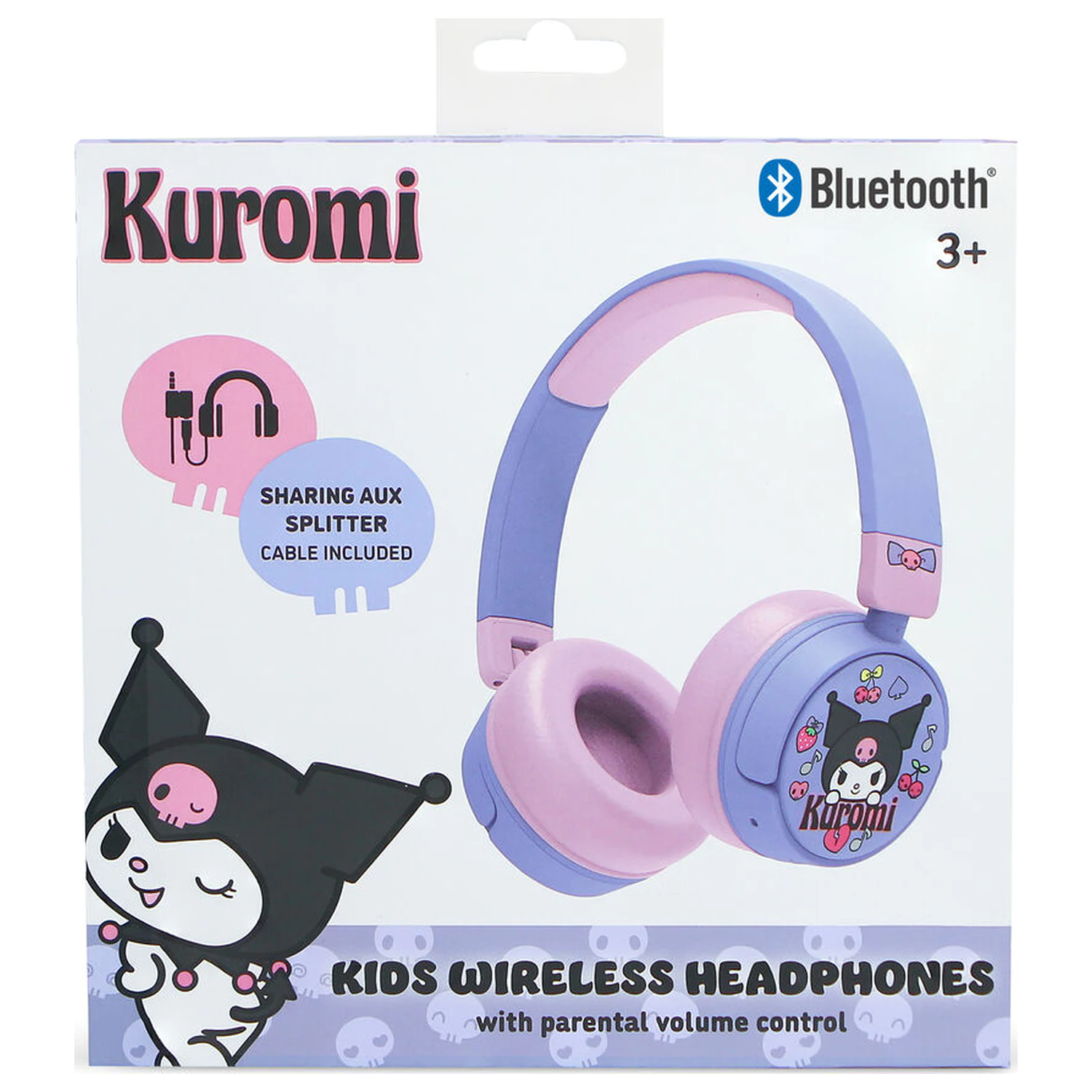 Hello Kitty Kuromi wireless kids headphones product photo