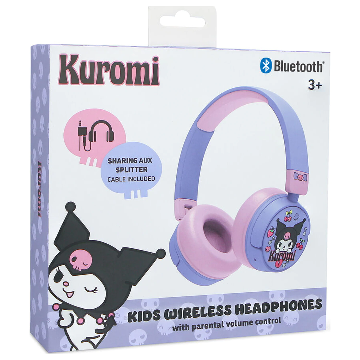 Hello Kitty Kuromi wireless kids headphones product photo