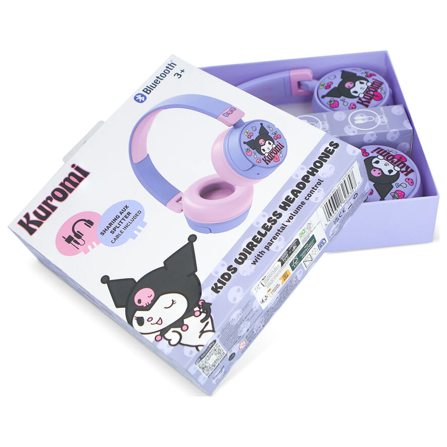 Hello Kitty Kuromi wireless kids headphones product photo