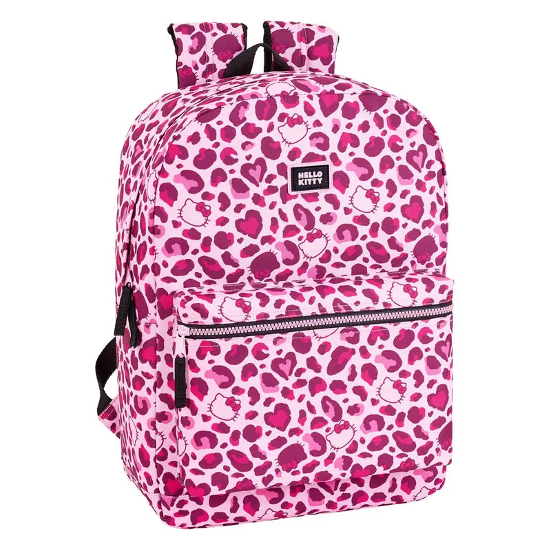 Hello Kitty laptop leopard backpack 43cm product photo
