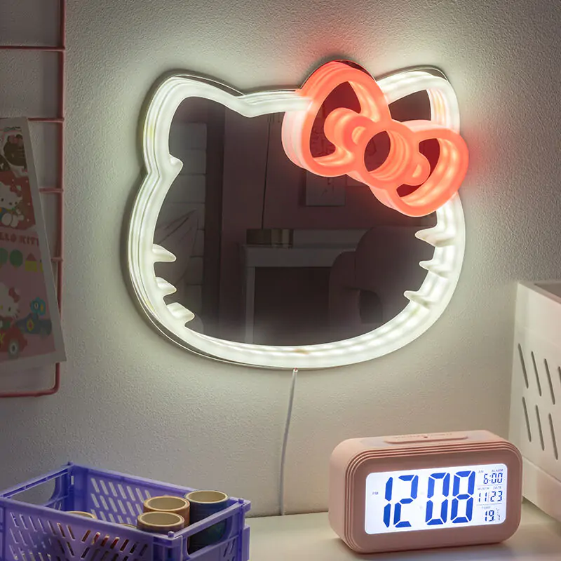 Hello Kitty LED Neon mirror termékfotó