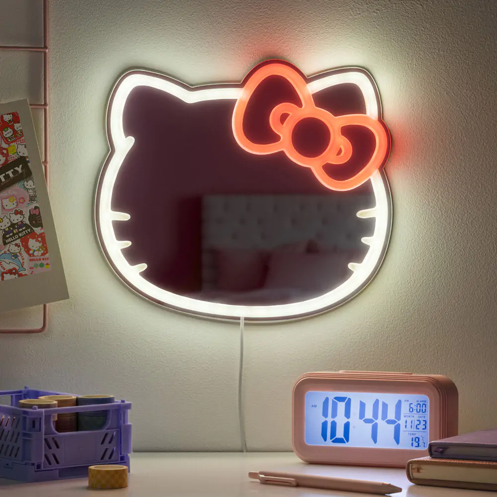 Hello Kitty LED Neon mirror termékfotó