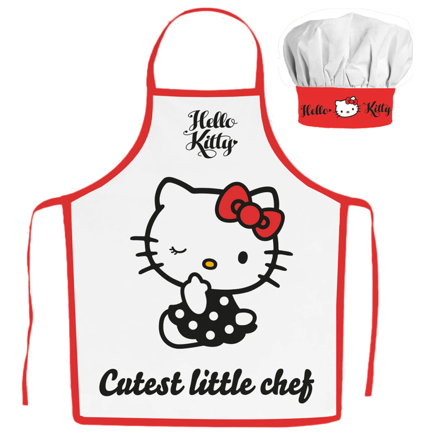 Hello Kitty Little Chef Kids Apron 2-piece Set product photo