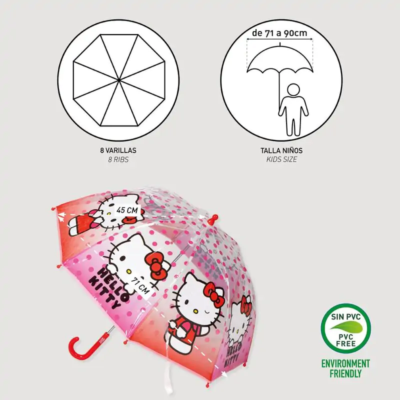 Hello Kitty manual bubble umbrella product photo