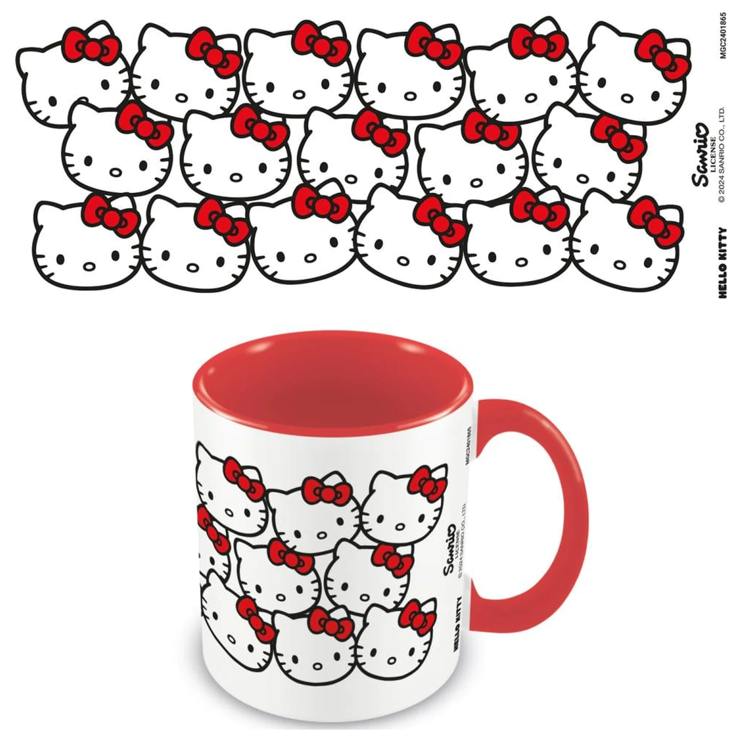 Hello Kitty Many Kittys Colored Inner Mug product photo