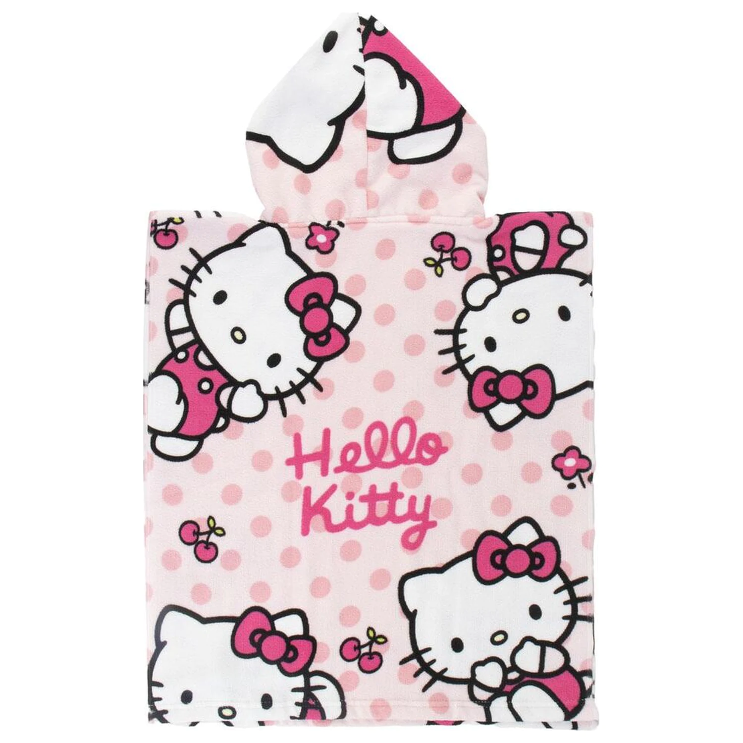 Hello Kitty microfibre poncho beach towel product photo
