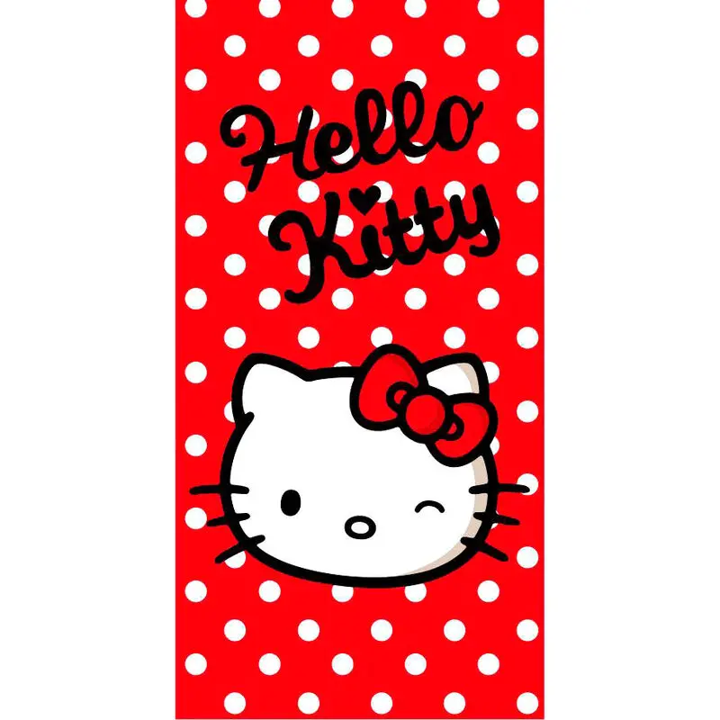 Hello Kitty microfibre beach towel product photo