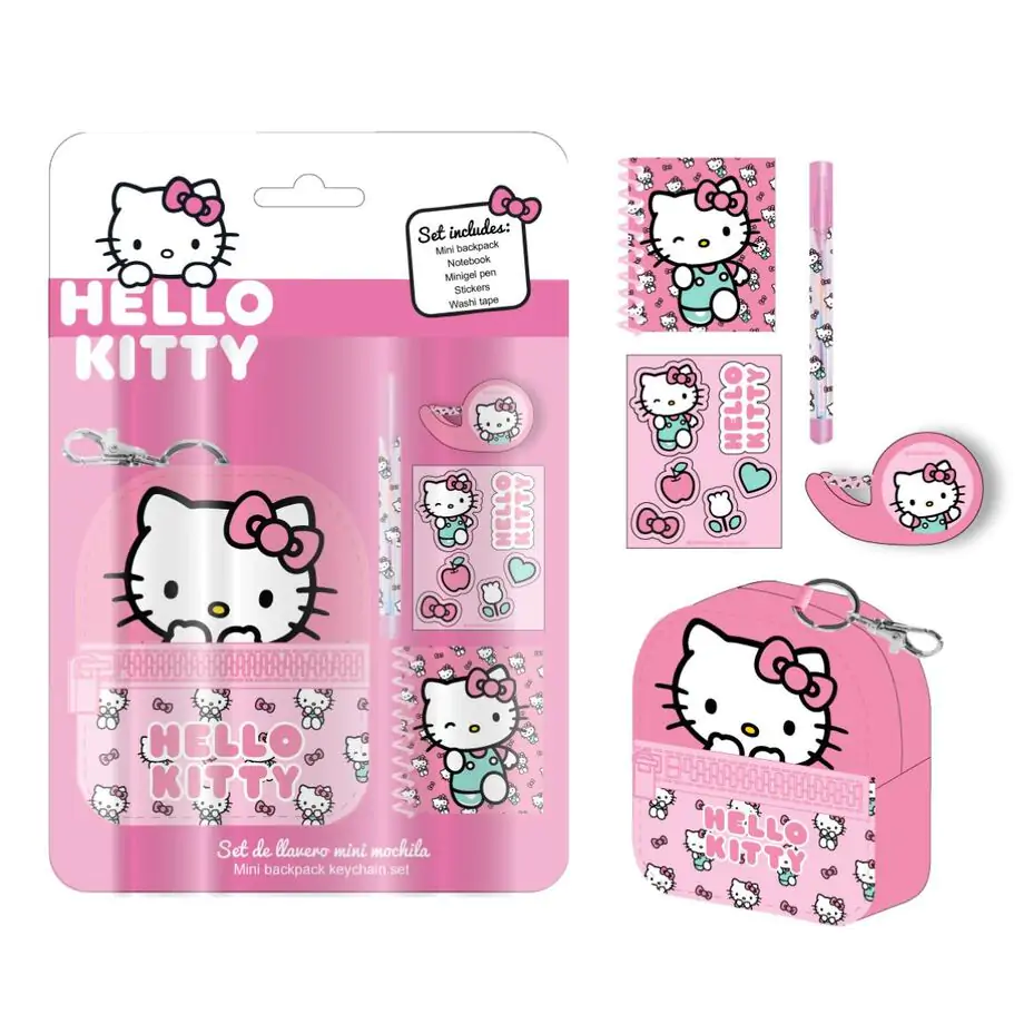 Hello Kitty Stationery mini backpack set product photo