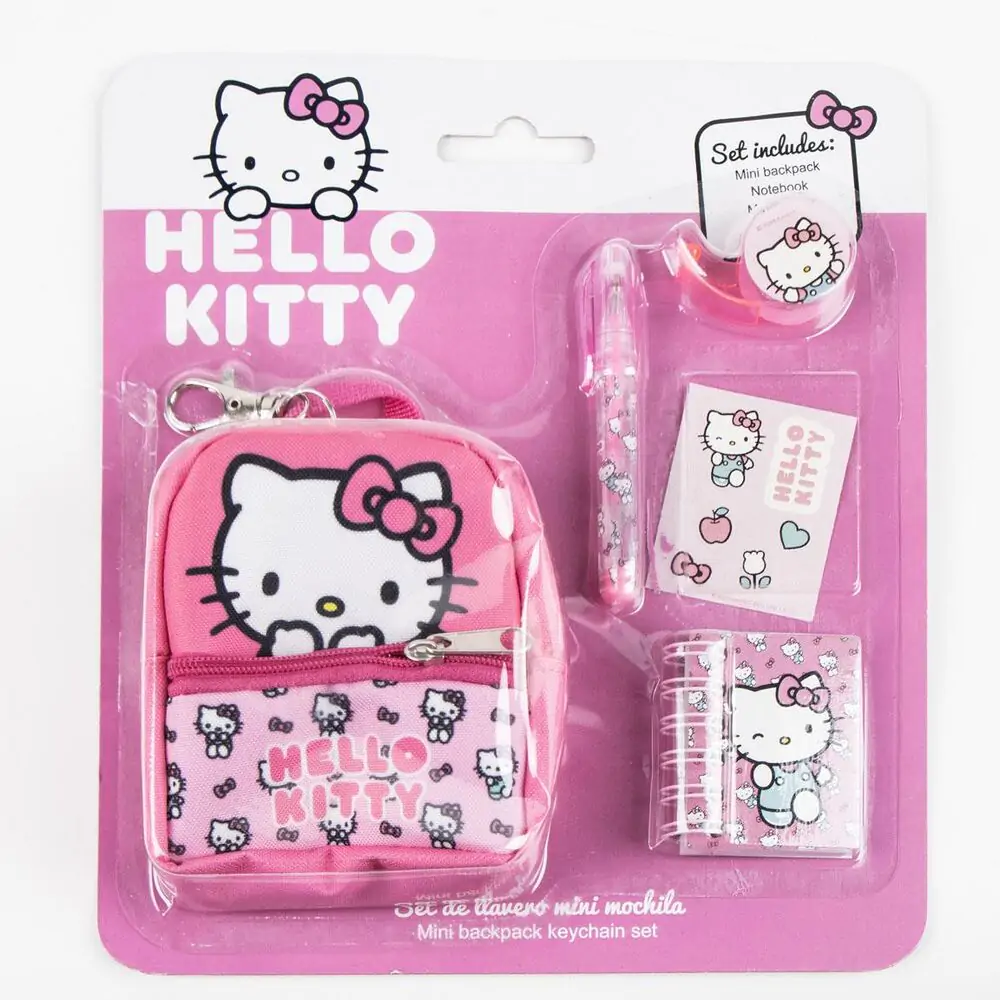 Hello Kitty Stationery mini backpack set product photo