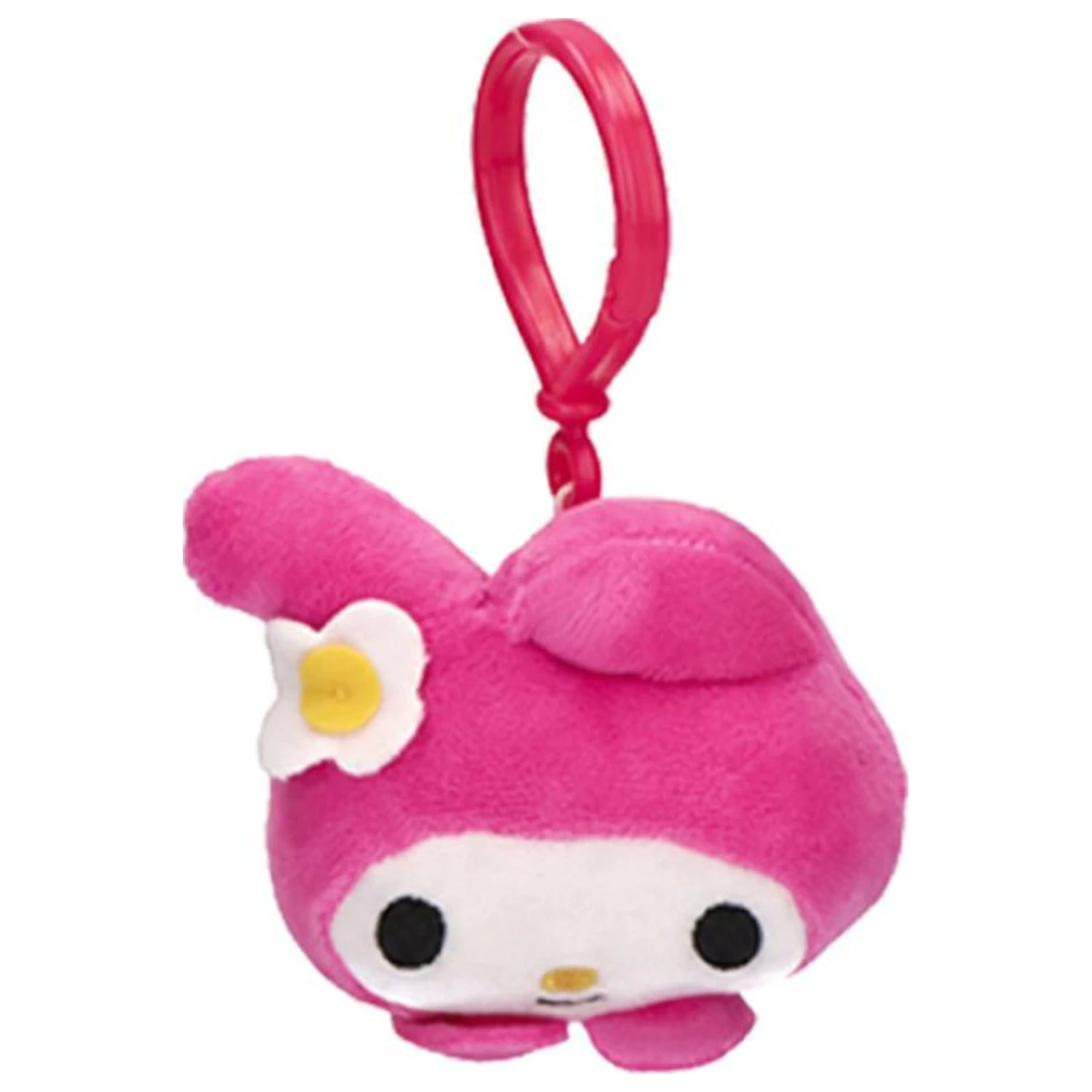Hello Kitty My Melody 3D Plush Figure with Hanger, Bag Charm 10 cm product photo