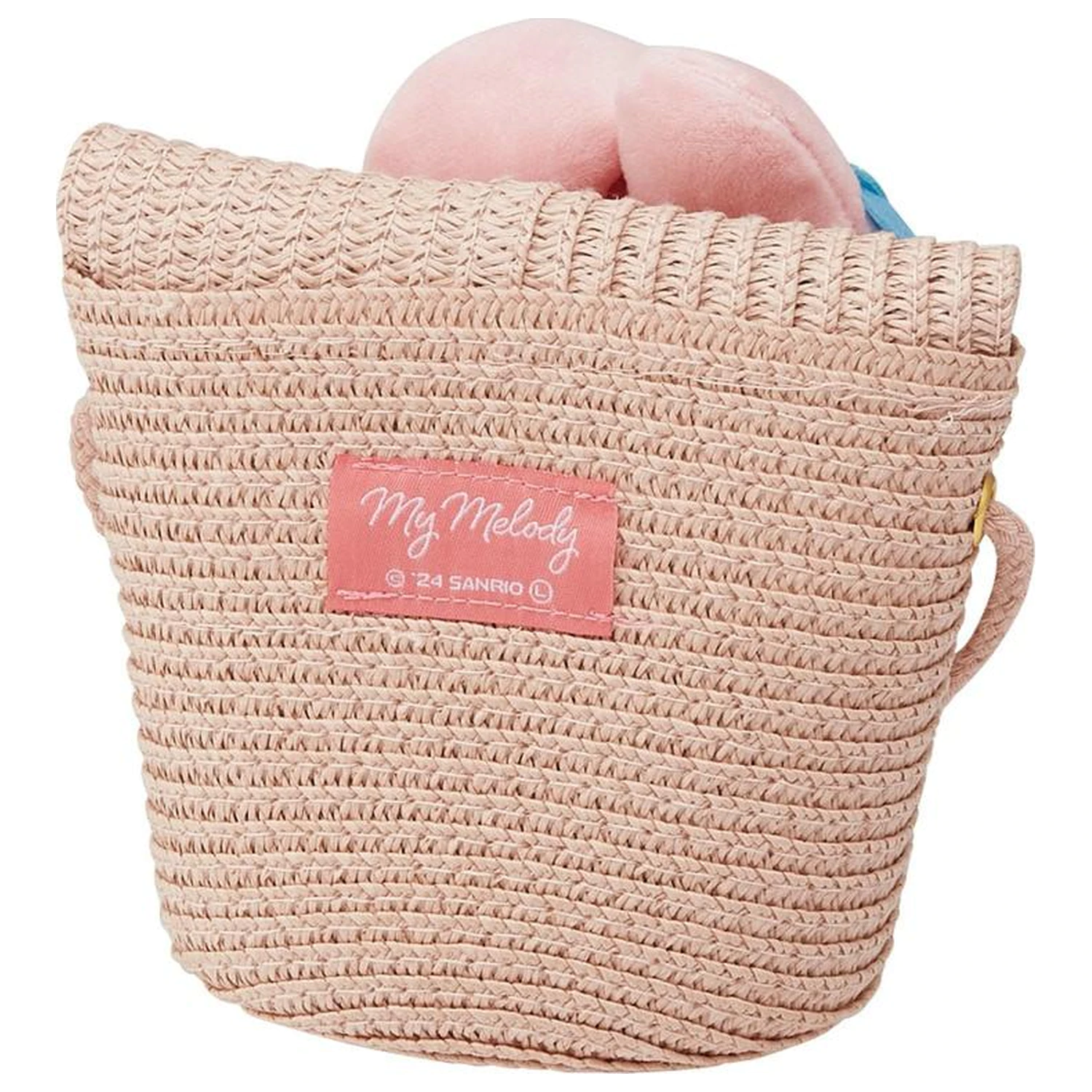 Hello Kitty My Melody Straw crossbody bag 13.8x14cm product photo