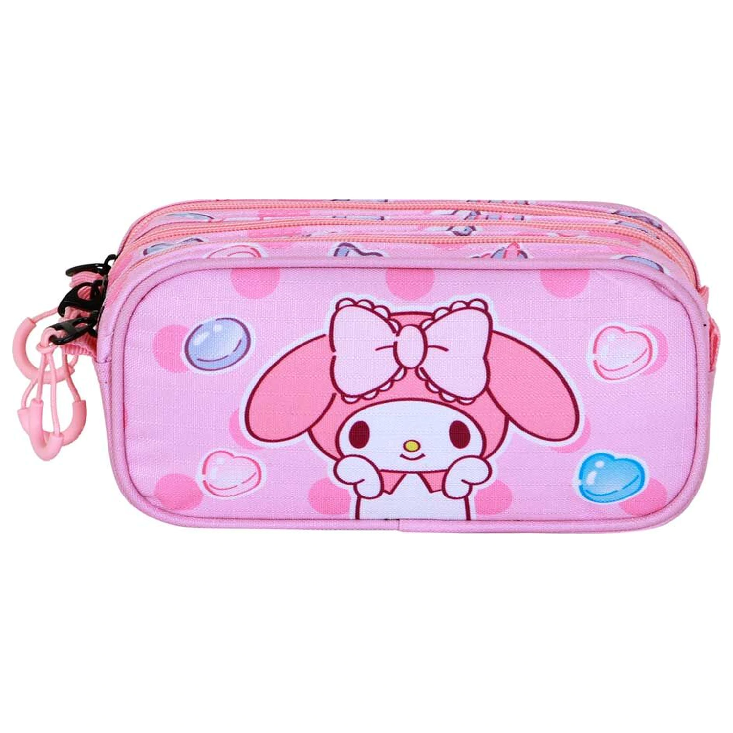 Hello Kitty My Melody triple pencil case product photo