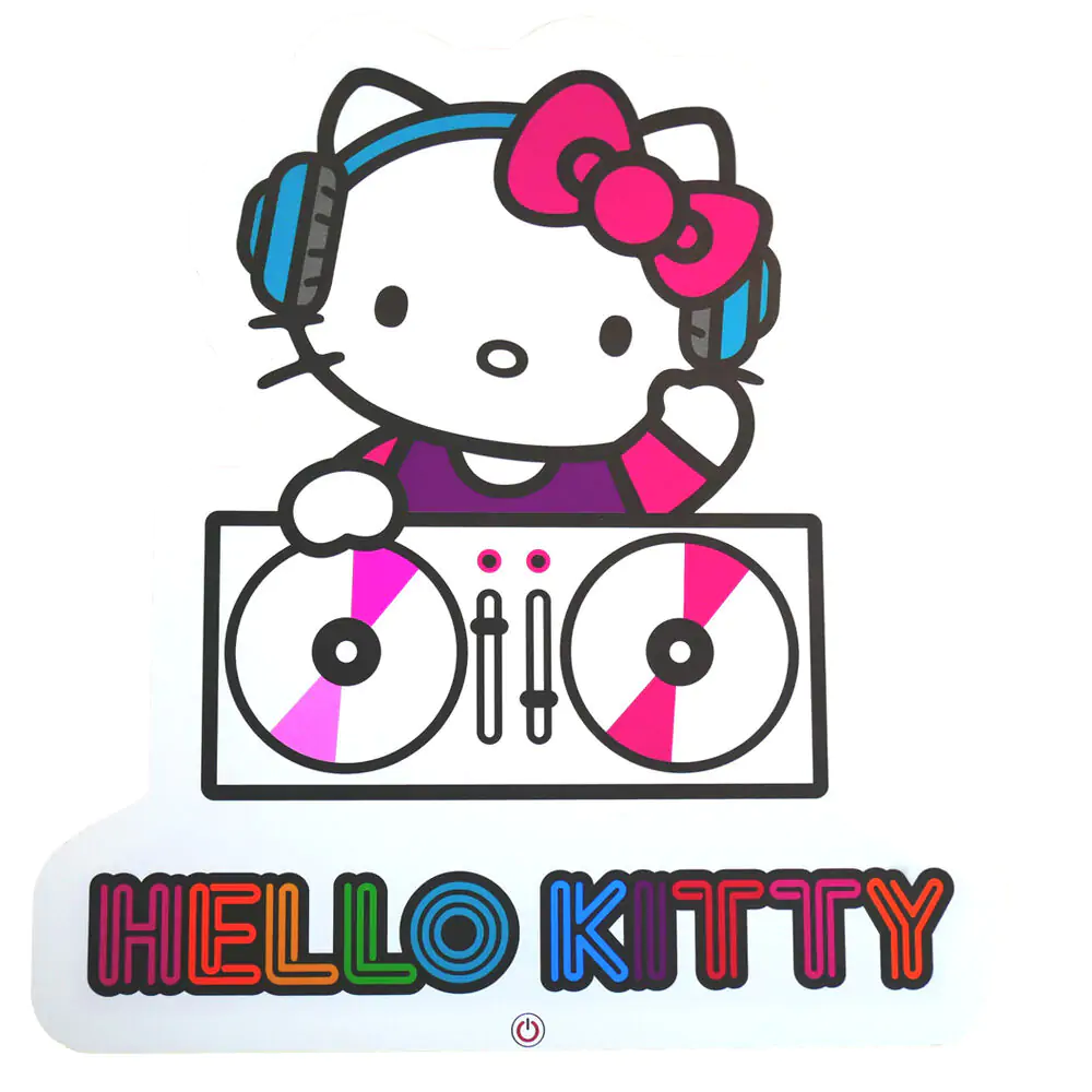 Hello Kitty LED Wall Lamp Light Turntables 30 cm termékfotó