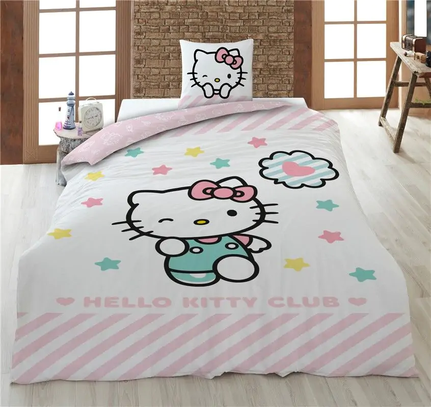 Hello Kitty cotton duvet cover bed 90cm product photo