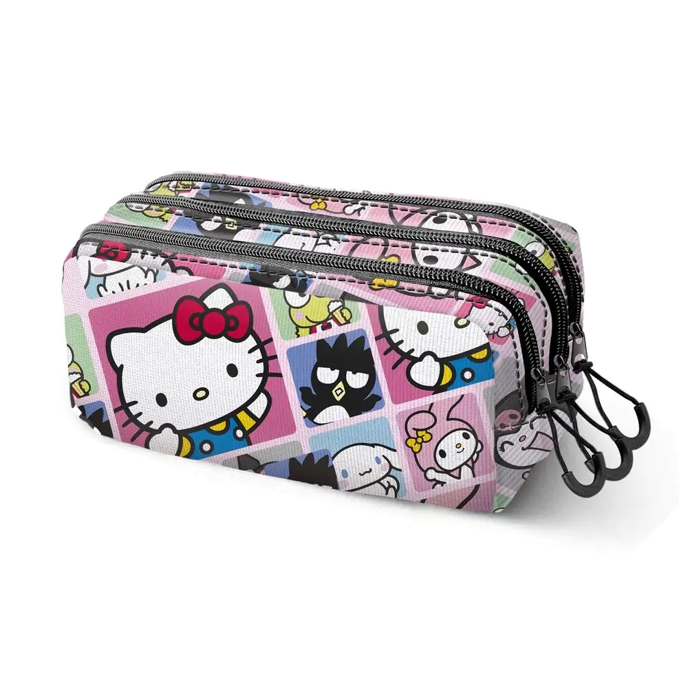 Hello Kitty Panels triple pencil case product photo