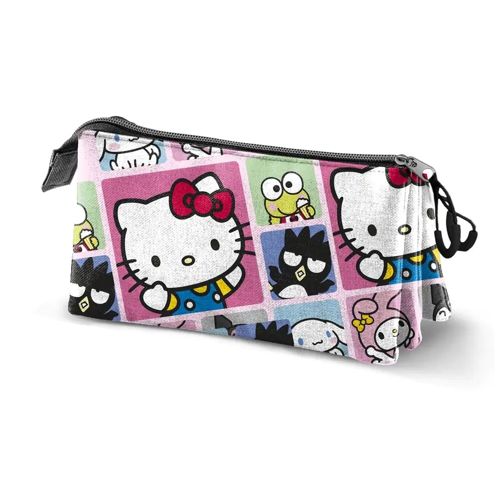 Hello Kitty Panels triple pencil case product photo