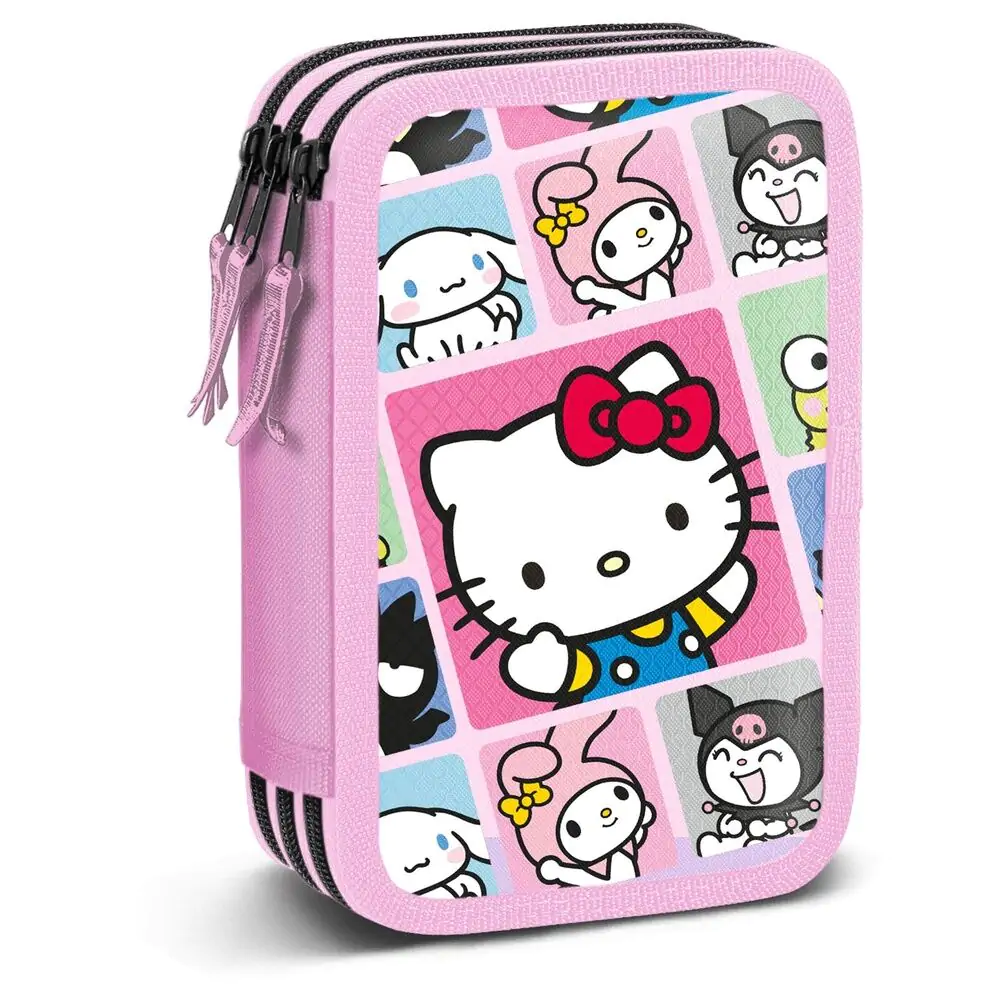 Hello Kitty Panels triple pencil case termékfotó