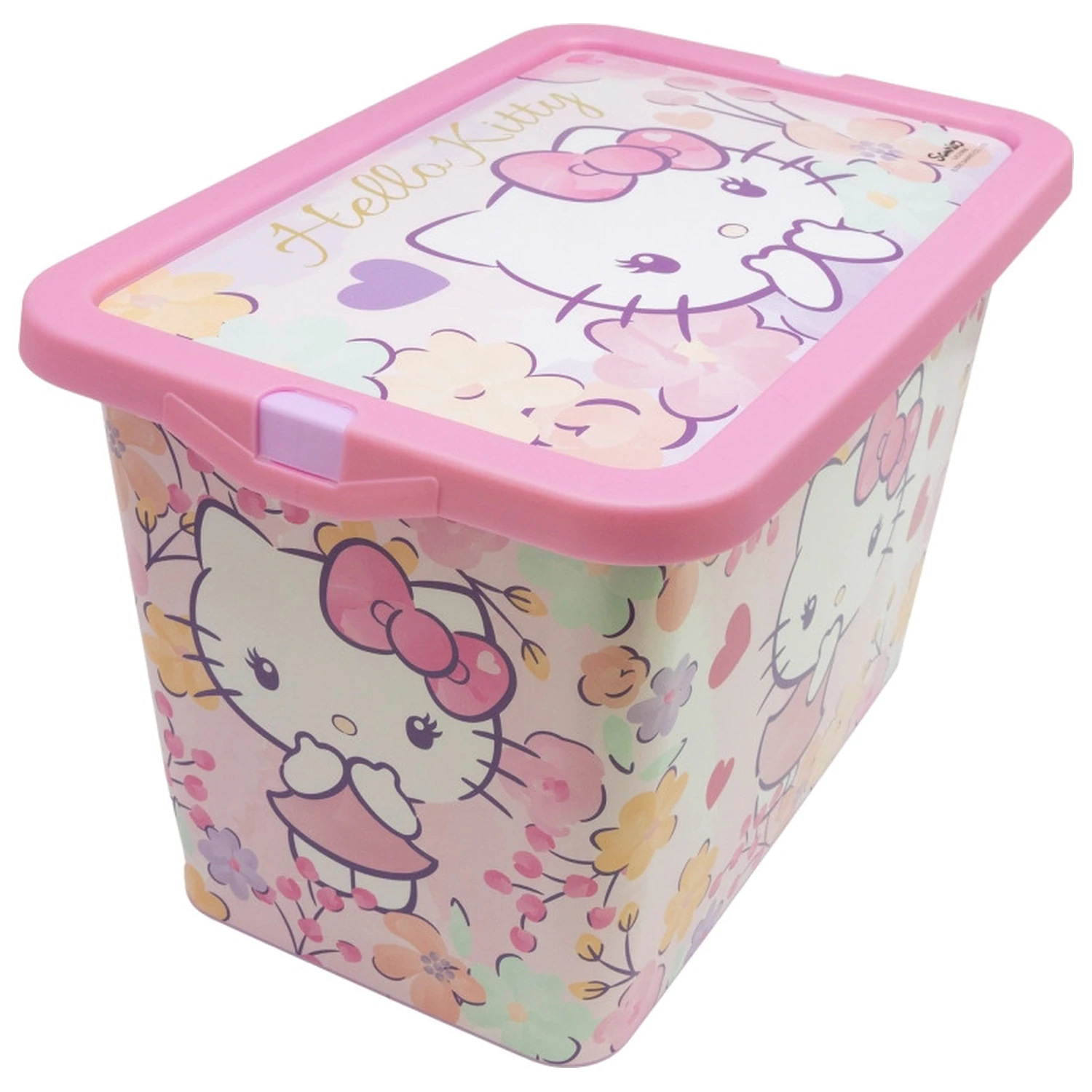 Hello Kitty Pastel Plastic Storage Box 7 L product photo