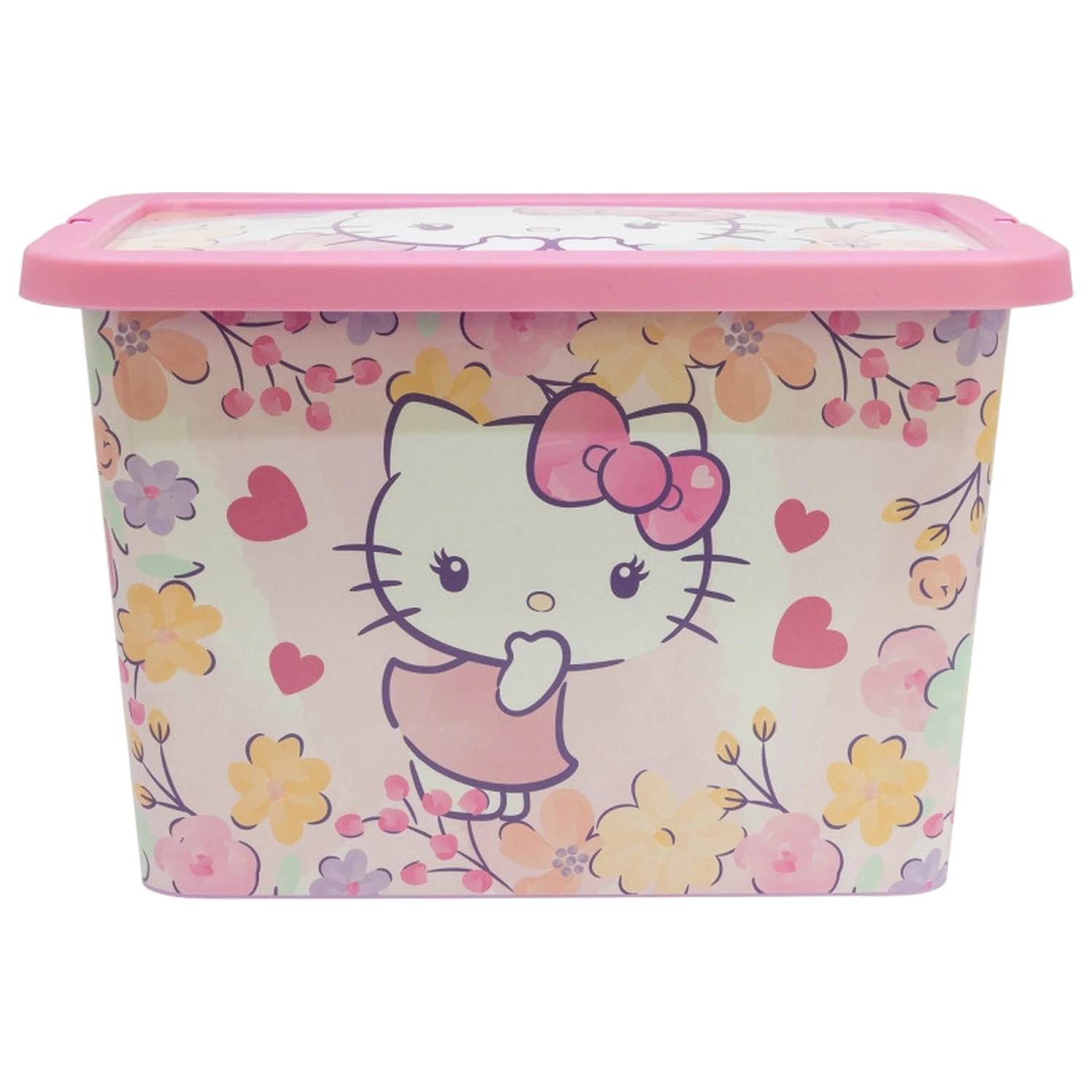 Hello Kitty Pastel Plastic Storage Box 7 L product photo