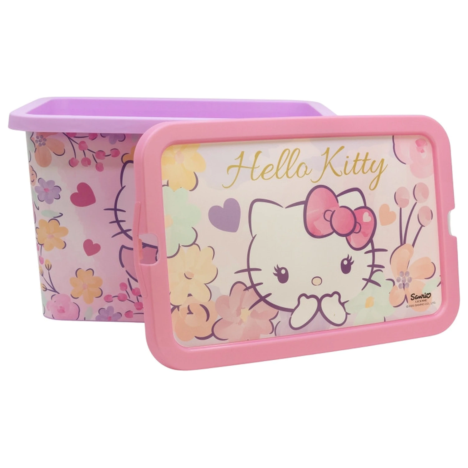 Hello Kitty Pastel Plastic Storage Box 7 L product photo
