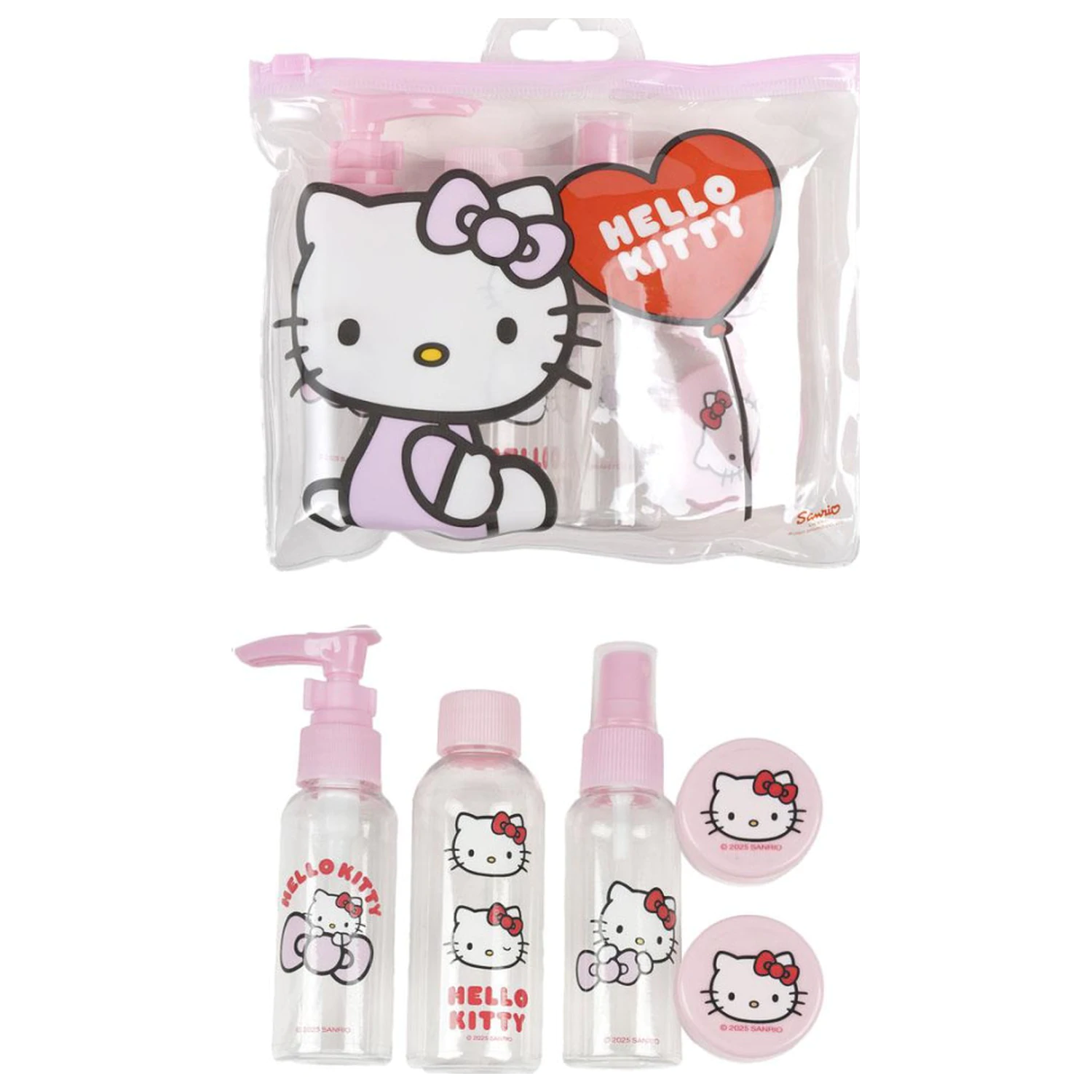 Hello Kitty Pink Travel Hygiene Set product photo