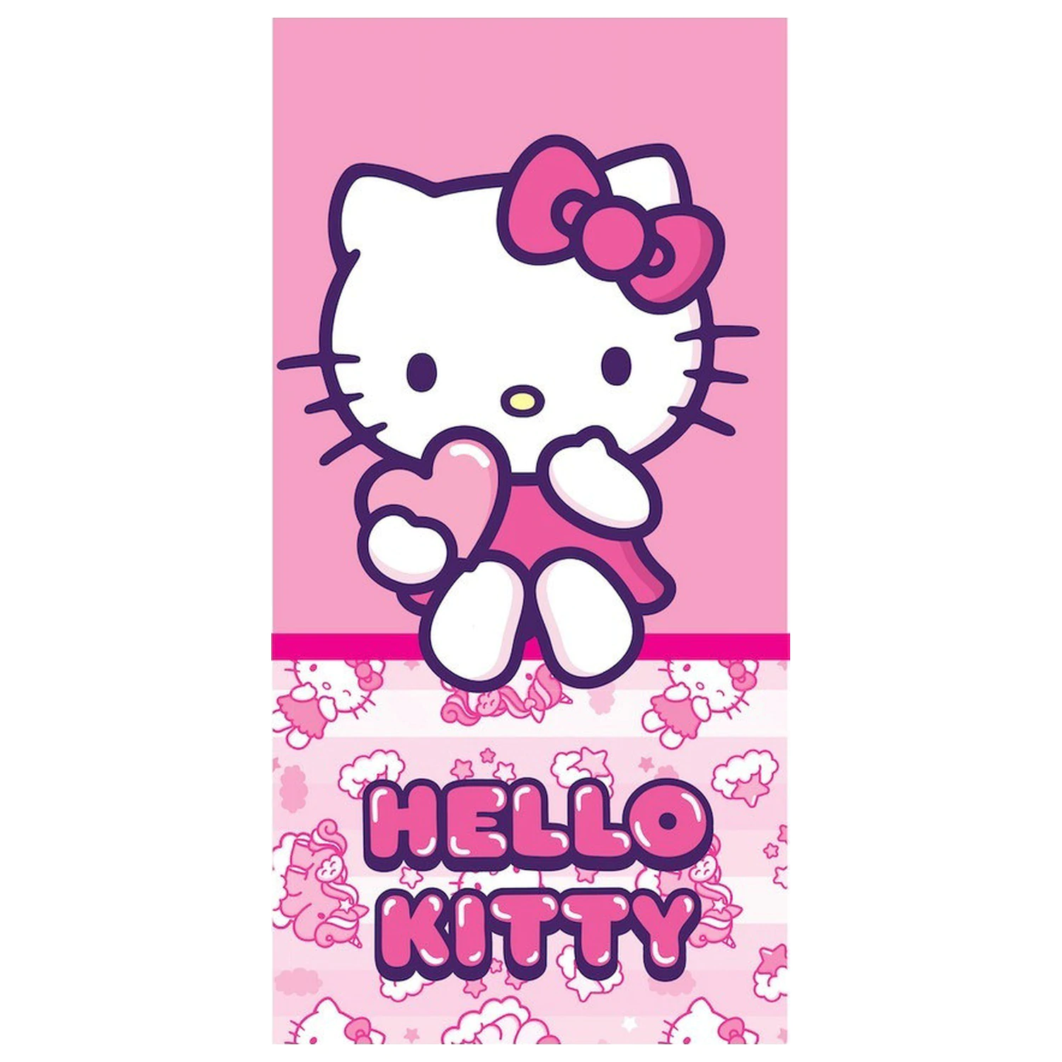 Hello Kitty Pinky Heart Towel 70x140 cm product photo