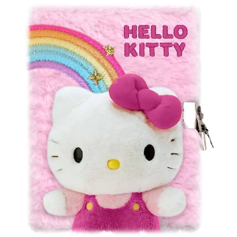 Hello Kitty plush diary termékfotó