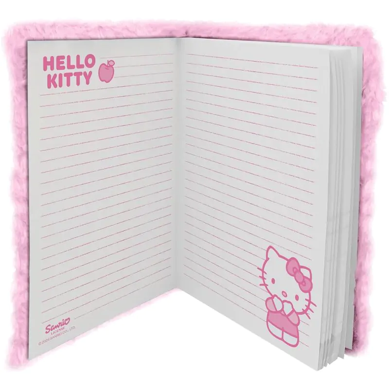 Hello Kitty plush diary termékfotó