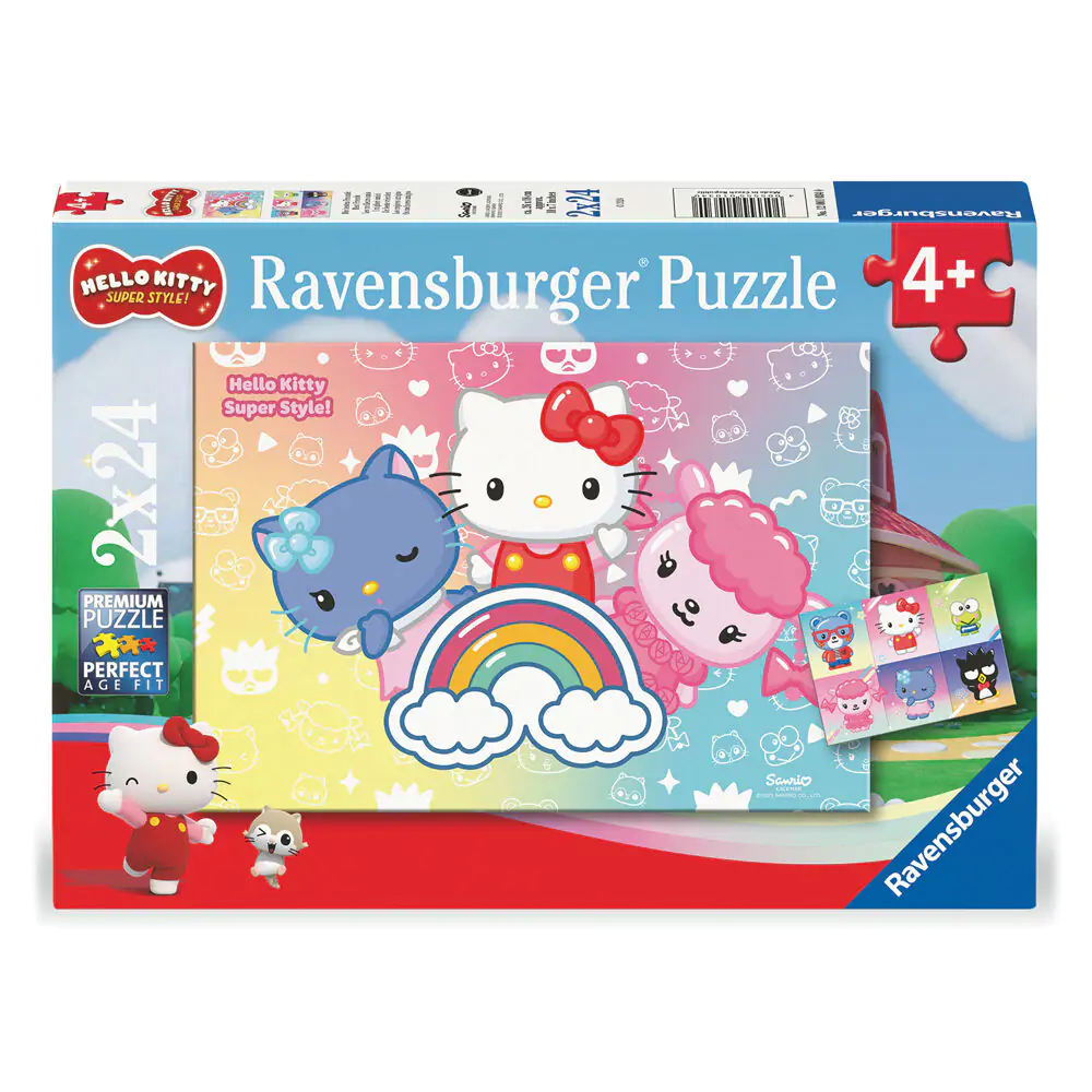 Hello Kitty puzzle 2x24pcs product photo