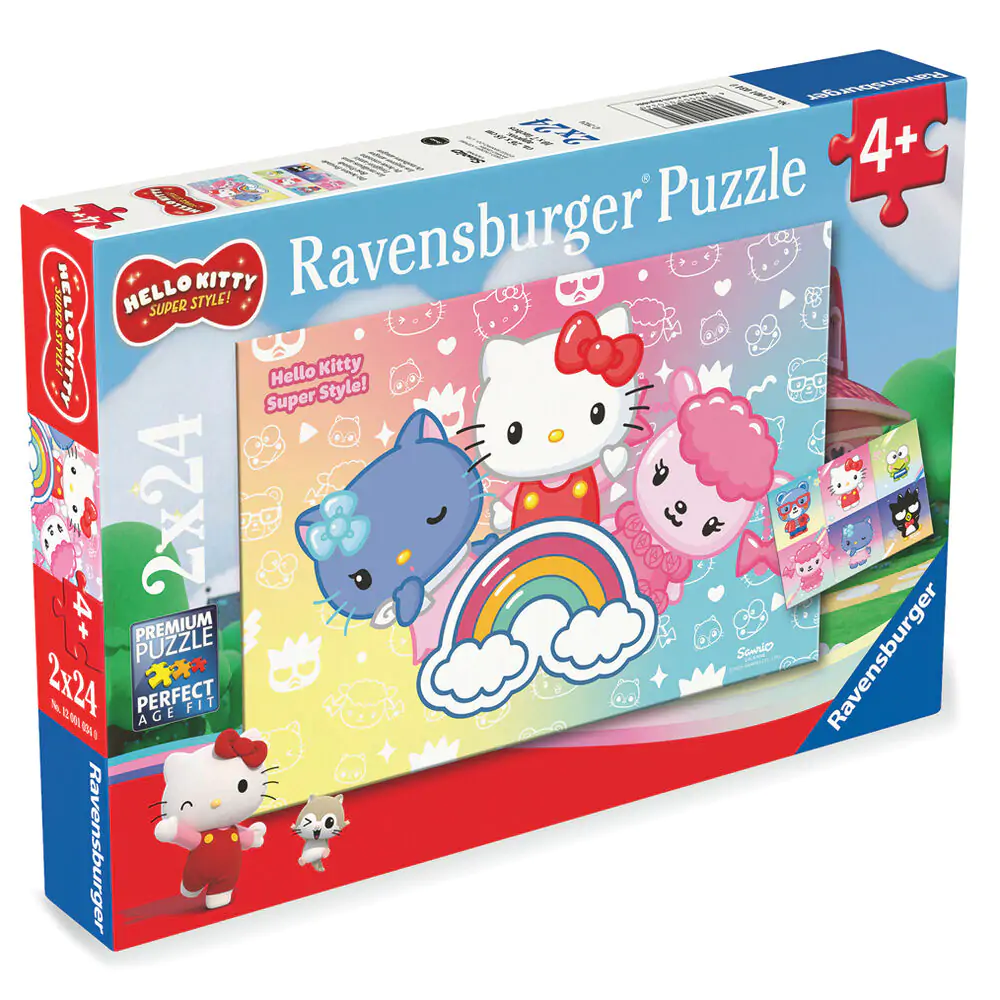 Hello Kitty puzzle 2x24pcs product photo