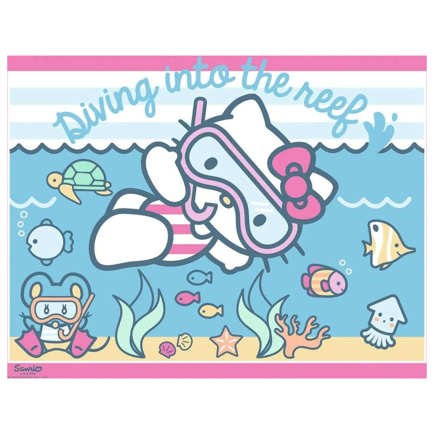 Hello Kitty Puzzle 4-Pack Let's Go, Hello Kitty! (4x100 Pieces) product photo