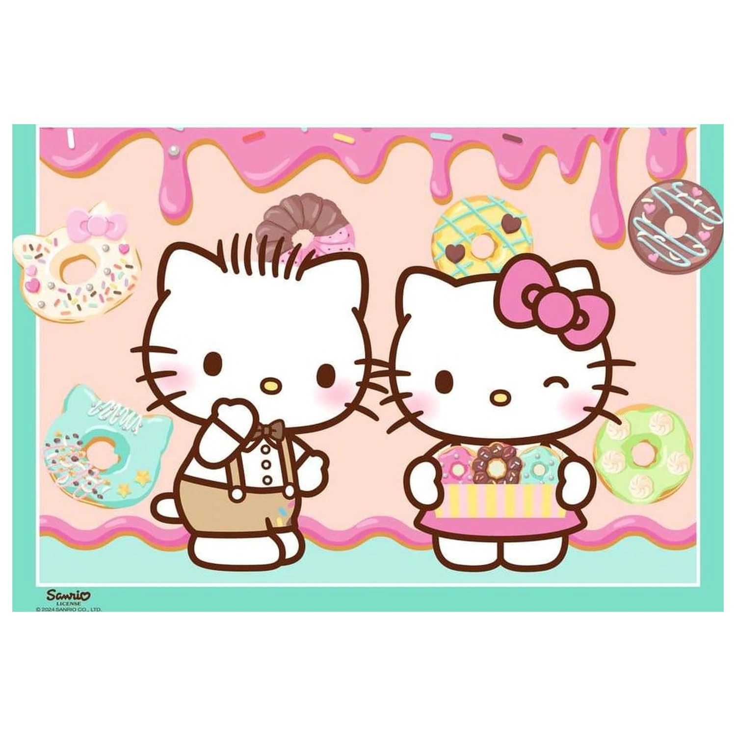 Hello Kitty Puzzle 4-Pack Let's Go, Hello Kitty! (4x100 Pieces) product photo