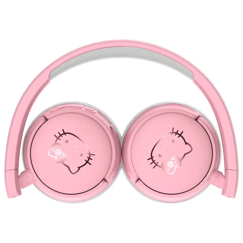 Hello Kitty Rose Gold wireless kids headphones product photo