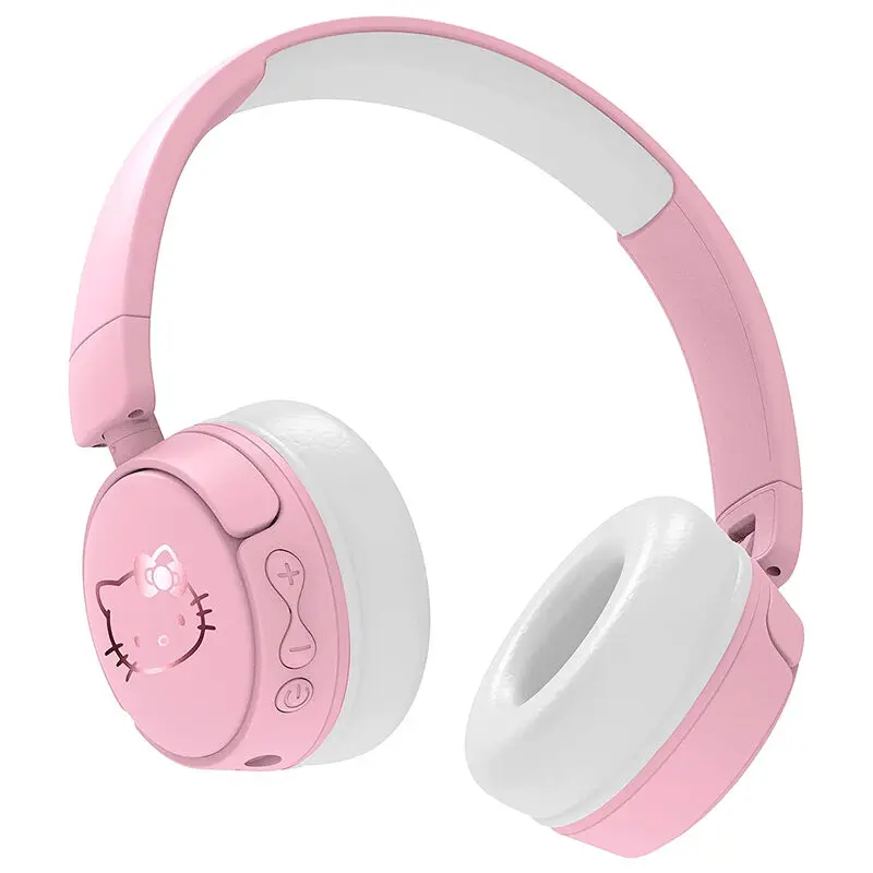 Hello Kitty Rose Gold wireless kids headphones product photo