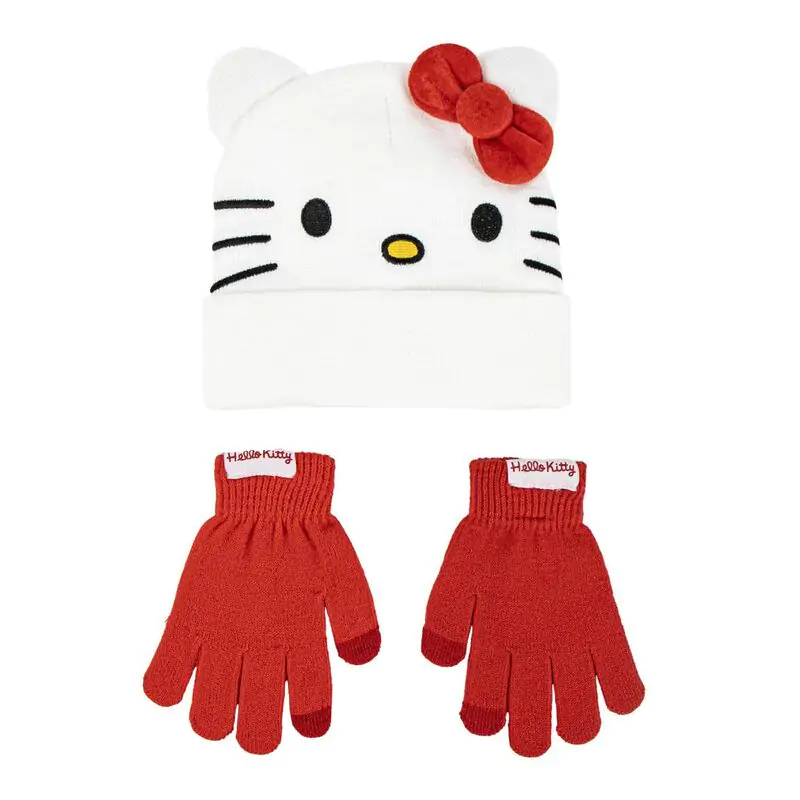 Hello Kitty hat and gloves set product photo