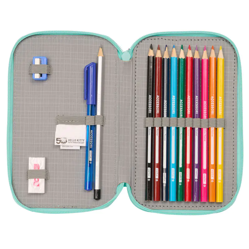 Hello Kitty Sea Lovers double pencil case 28pcs product photo