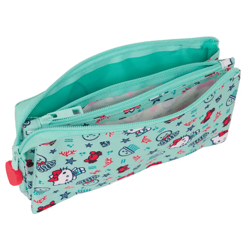 Hello Kitty Sea Lovers triple pencil case product photo