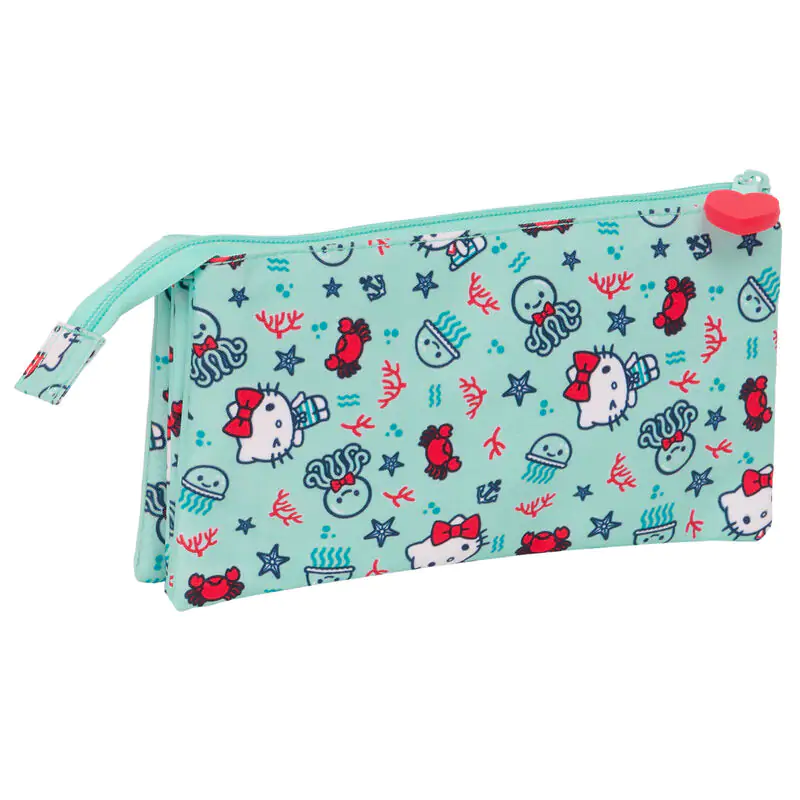 Hello Kitty Sea Lovers triple pencil case product photo