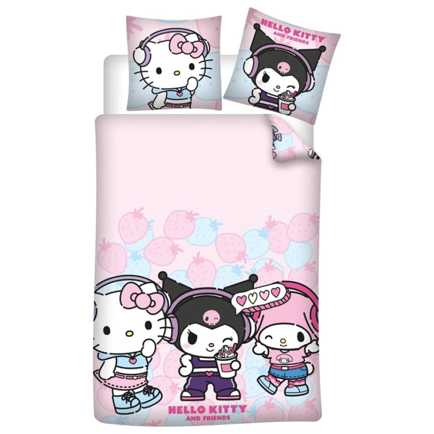 Hello Kitty Strawberry Duvet Cover product photo