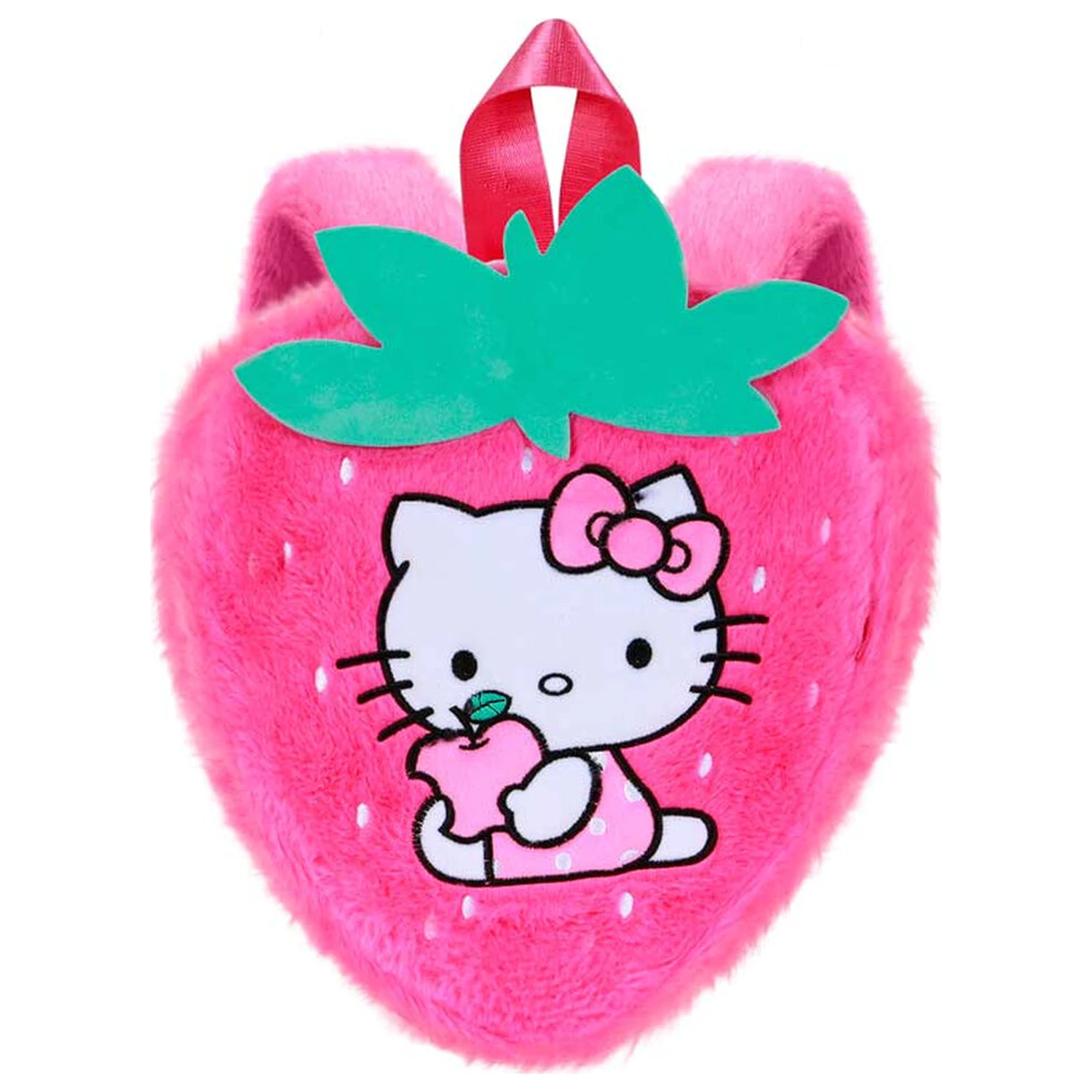 Hello Kitty Strawberry plush backpack product photo